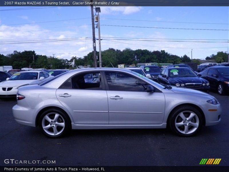 Glacier Silver Metallic / Gray 2007 Mazda MAZDA6 s Touring Sedan