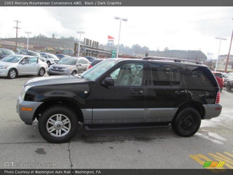 Black / Dark Graphite 2003 Mercury Mountaineer Convenience AWD