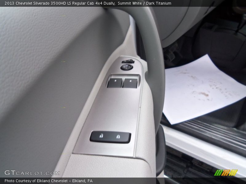 Summit White / Dark Titanium 2013 Chevrolet Silverado 3500HD LS Regular Cab 4x4 Dually
