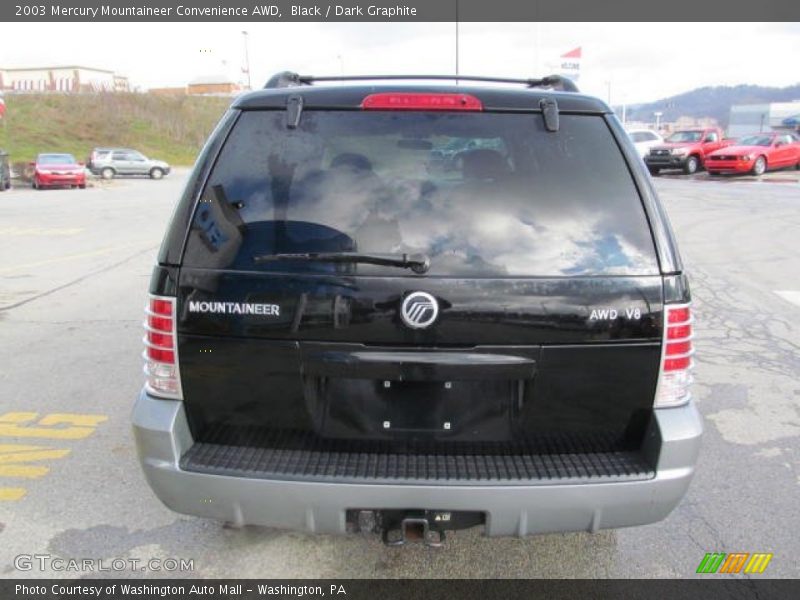 Black / Dark Graphite 2003 Mercury Mountaineer Convenience AWD