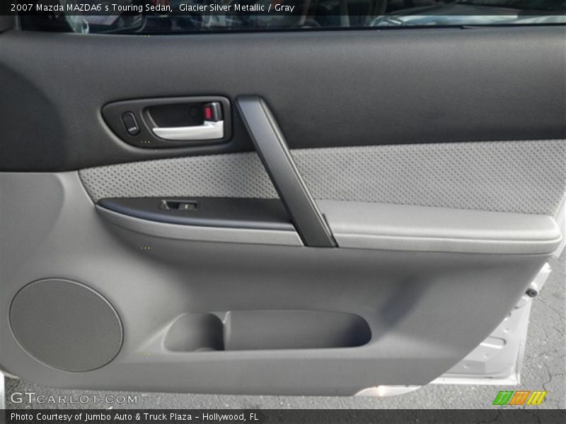 Glacier Silver Metallic / Gray 2007 Mazda MAZDA6 s Touring Sedan