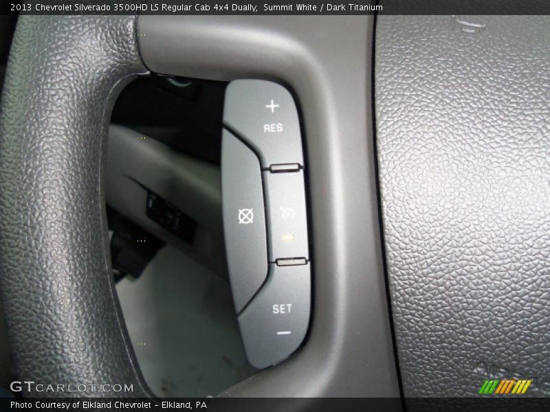 Summit White / Dark Titanium 2013 Chevrolet Silverado 3500HD LS Regular Cab 4x4 Dually