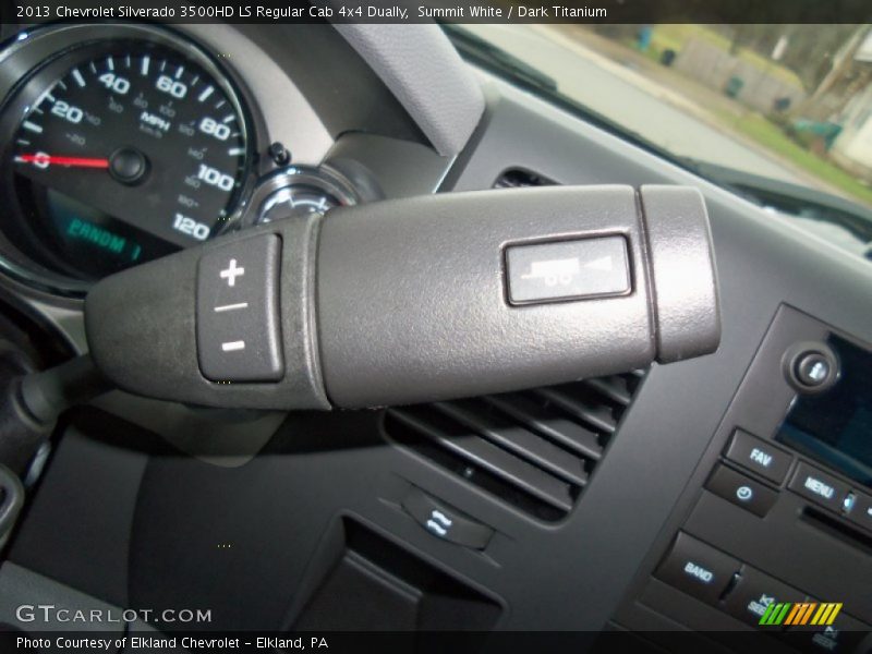 Summit White / Dark Titanium 2013 Chevrolet Silverado 3500HD LS Regular Cab 4x4 Dually