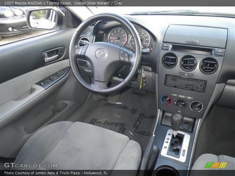 Glacier Silver Metallic / Gray 2007 Mazda MAZDA6 s Touring Sedan