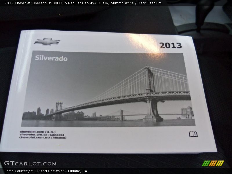 Books/Manuals of 2013 Silverado 3500HD LS Regular Cab 4x4 Dually