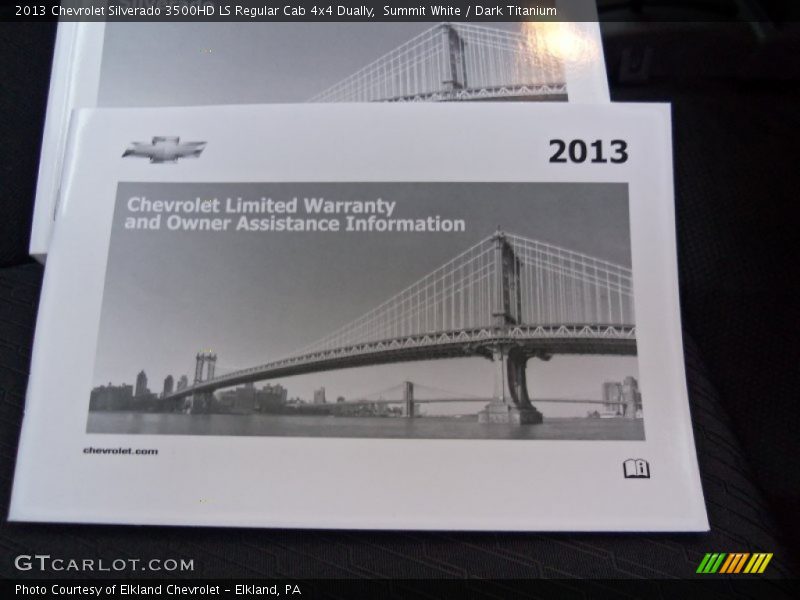 Books/Manuals of 2013 Silverado 3500HD LS Regular Cab 4x4 Dually