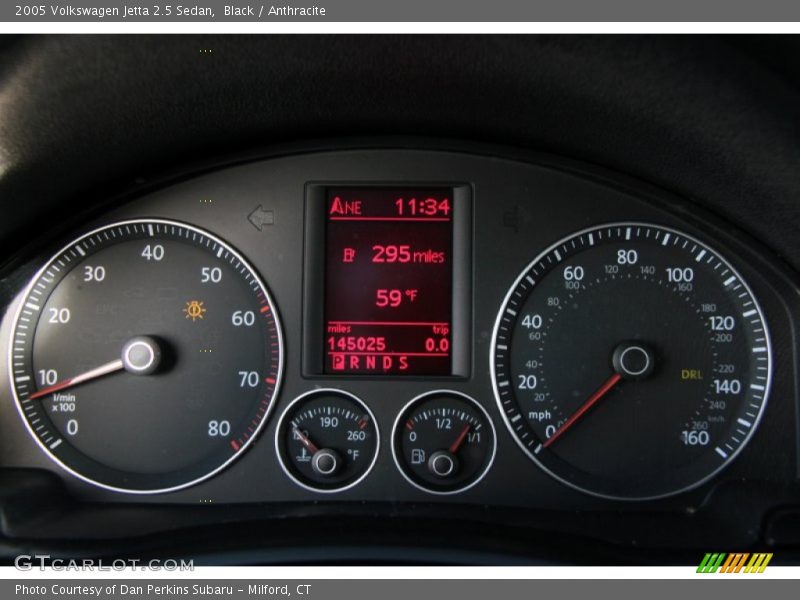 Black / Anthracite 2005 Volkswagen Jetta 2.5 Sedan