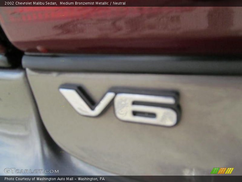 Medium Bronzemist Metallic / Neutral 2002 Chevrolet Malibu Sedan
