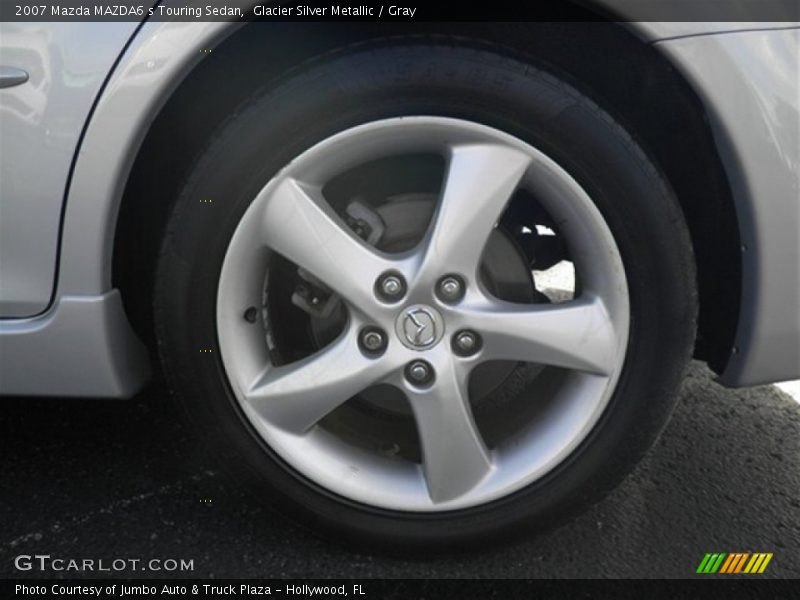 Glacier Silver Metallic / Gray 2007 Mazda MAZDA6 s Touring Sedan