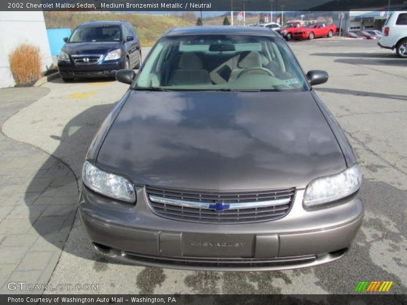 Medium Bronzemist Metallic / Neutral 2002 Chevrolet Malibu Sedan