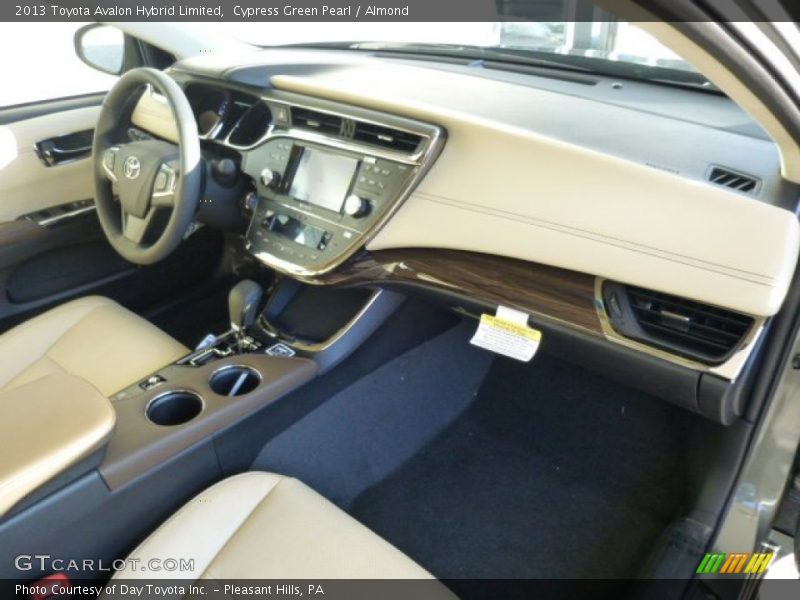  2013 Avalon Hybrid Limited Almond Interior