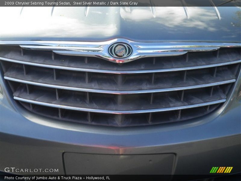 Steel Silver Metallic / Dark Slate Gray 2009 Chrysler Sebring Touring Sedan