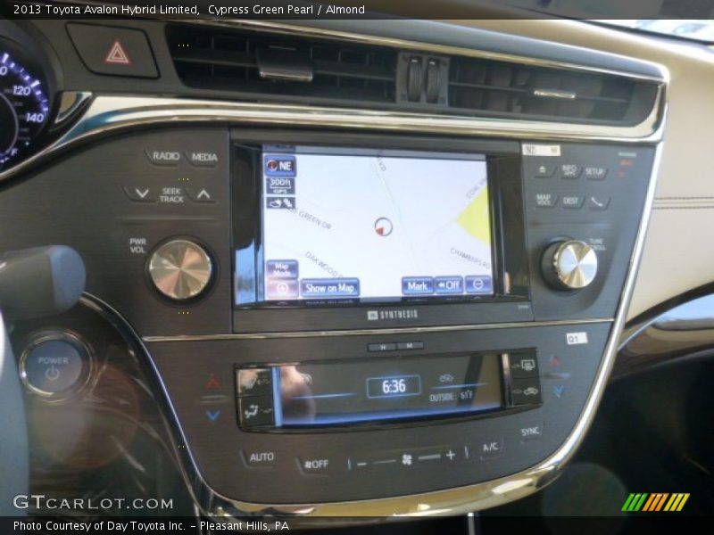 Cypress Green Pearl / Almond 2013 Toyota Avalon Hybrid Limited