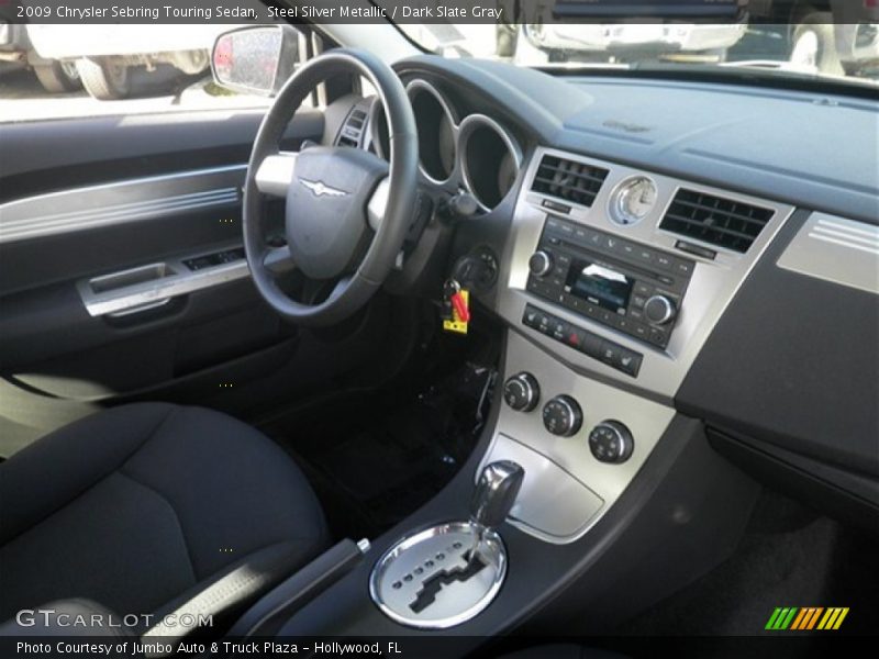 Steel Silver Metallic / Dark Slate Gray 2009 Chrysler Sebring Touring Sedan