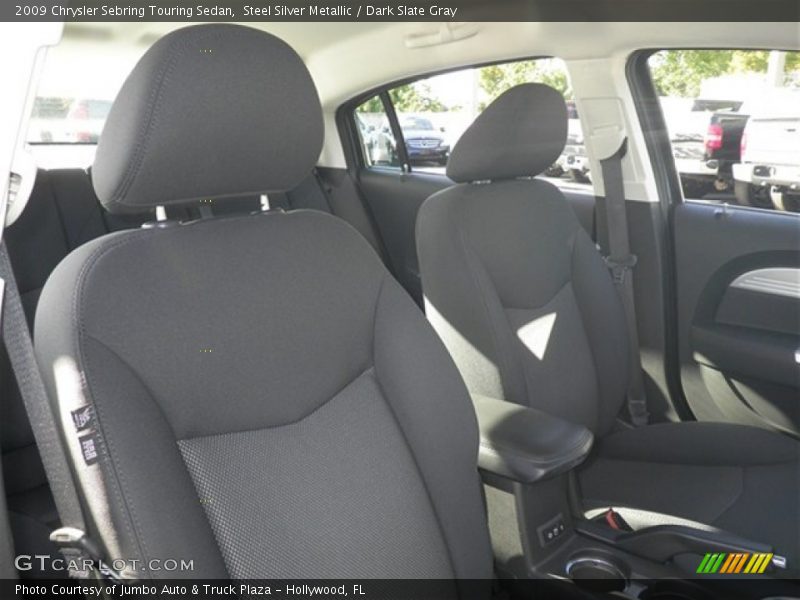 Steel Silver Metallic / Dark Slate Gray 2009 Chrysler Sebring Touring Sedan