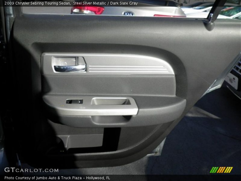 Steel Silver Metallic / Dark Slate Gray 2009 Chrysler Sebring Touring Sedan