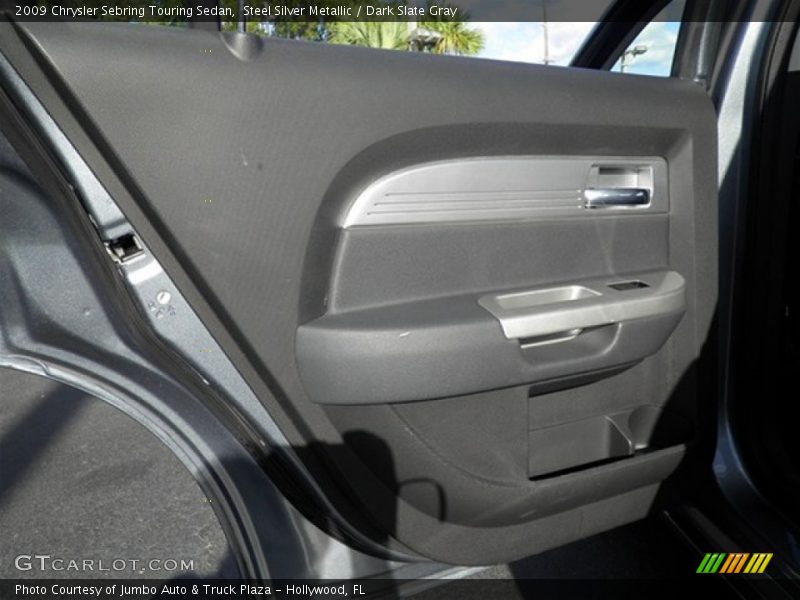 Steel Silver Metallic / Dark Slate Gray 2009 Chrysler Sebring Touring Sedan