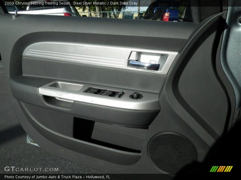 Steel Silver Metallic / Dark Slate Gray 2009 Chrysler Sebring Touring Sedan