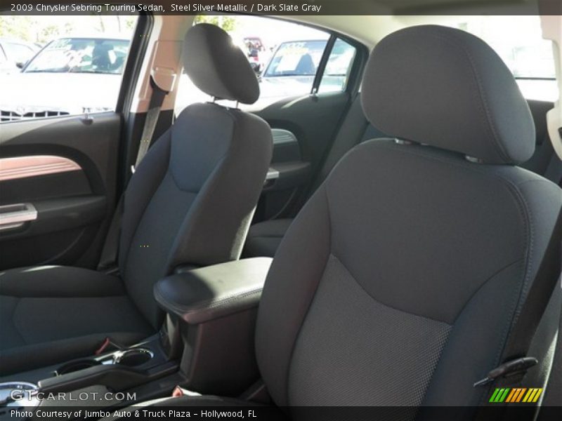 Steel Silver Metallic / Dark Slate Gray 2009 Chrysler Sebring Touring Sedan