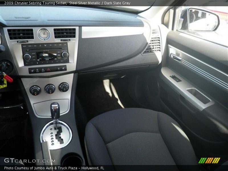 Steel Silver Metallic / Dark Slate Gray 2009 Chrysler Sebring Touring Sedan