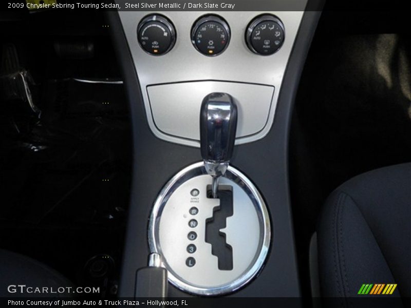 Steel Silver Metallic / Dark Slate Gray 2009 Chrysler Sebring Touring Sedan