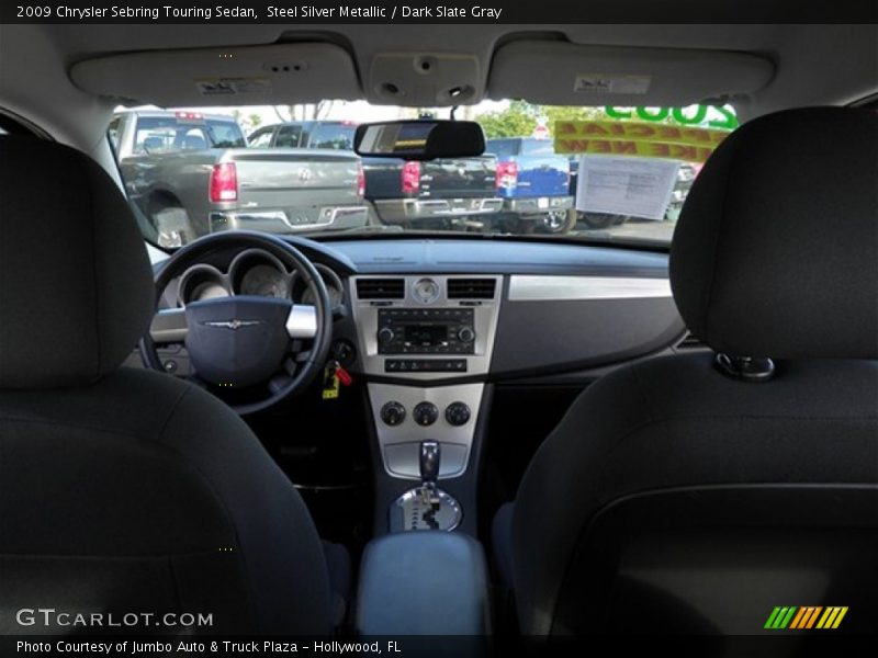 Steel Silver Metallic / Dark Slate Gray 2009 Chrysler Sebring Touring Sedan