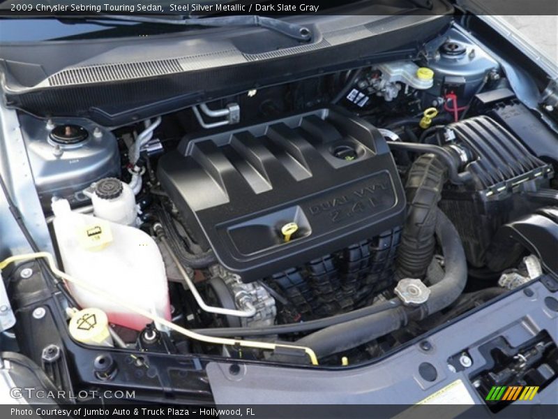 Steel Silver Metallic / Dark Slate Gray 2009 Chrysler Sebring Touring Sedan