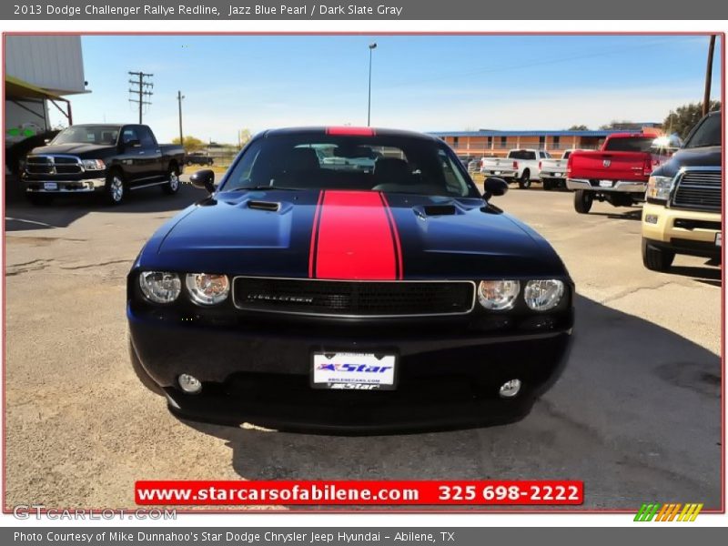 Jazz Blue Pearl / Dark Slate Gray 2013 Dodge Challenger Rallye Redline
