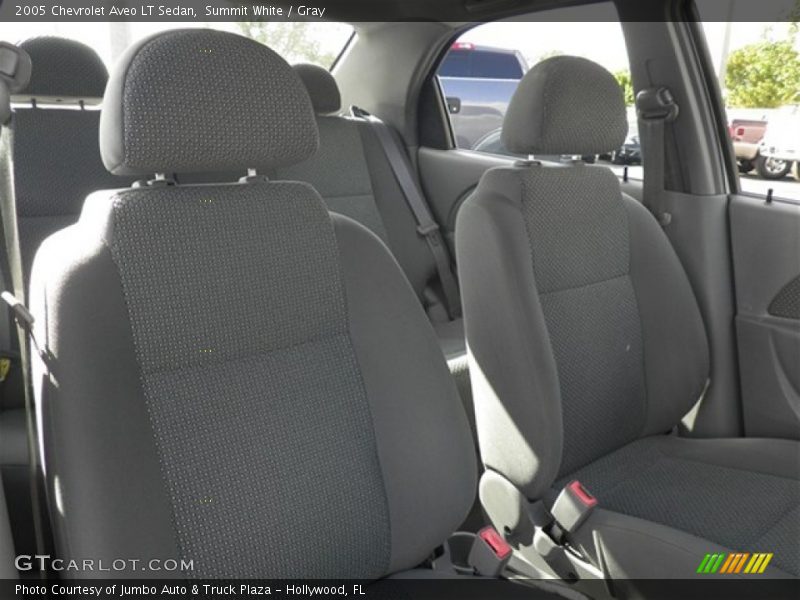 Summit White / Gray 2005 Chevrolet Aveo LT Sedan