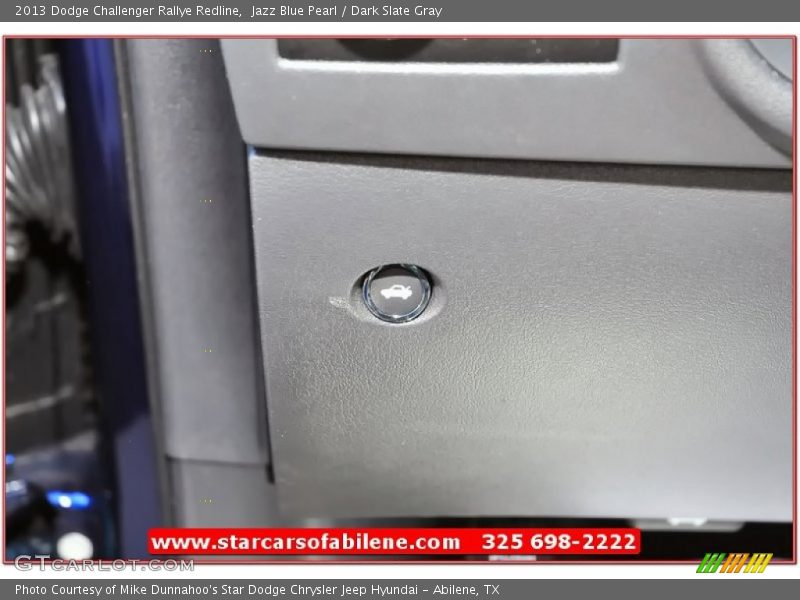 Jazz Blue Pearl / Dark Slate Gray 2013 Dodge Challenger Rallye Redline