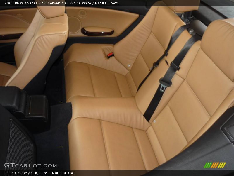 Alpine White / Natural Brown 2005 BMW 3 Series 325i Convertible