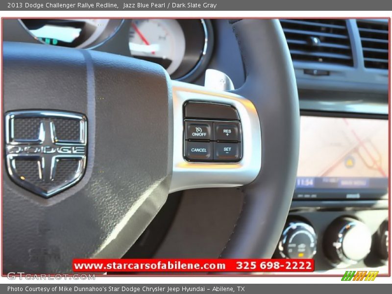 Jazz Blue Pearl / Dark Slate Gray 2013 Dodge Challenger Rallye Redline