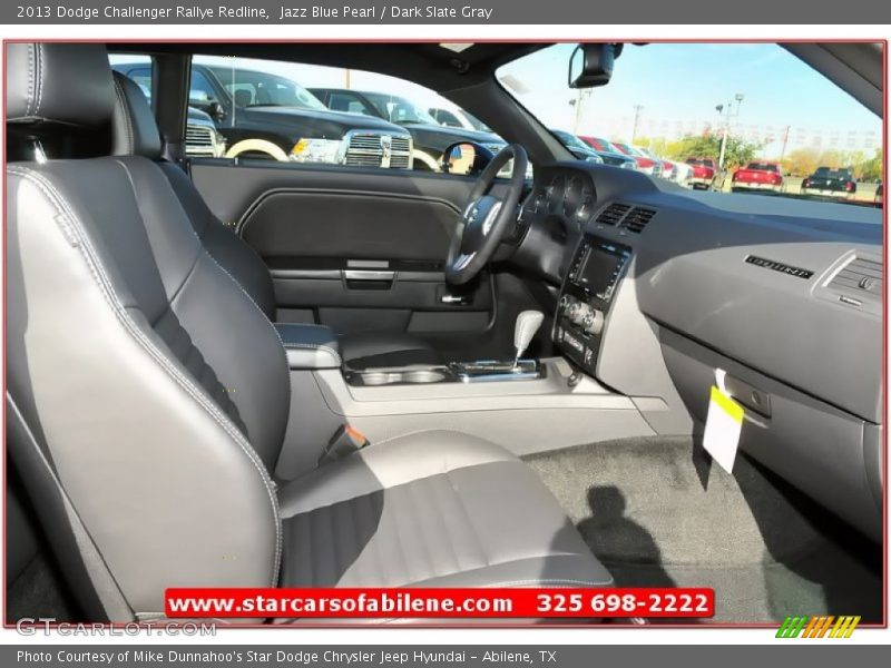 Jazz Blue Pearl / Dark Slate Gray 2013 Dodge Challenger Rallye Redline