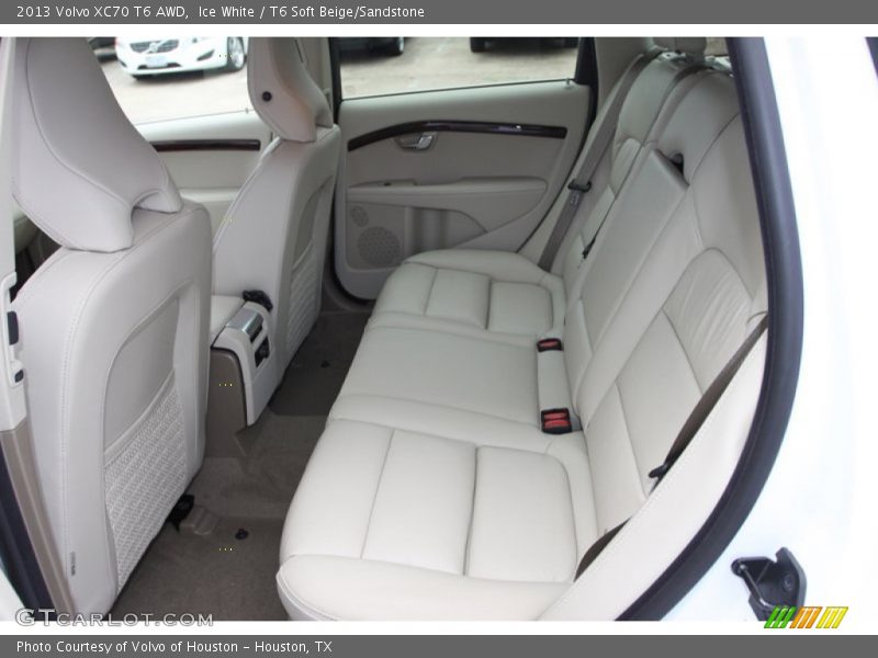 Rear Seat of 2013 XC70 T6 AWD