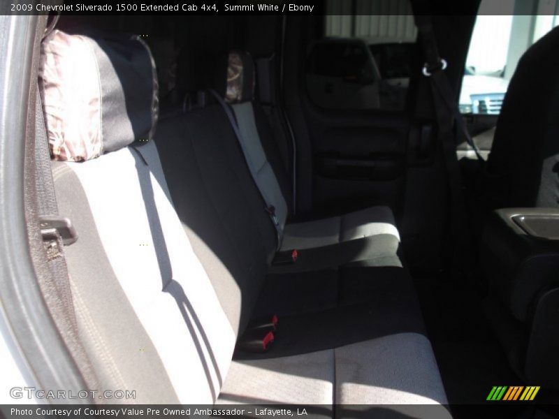 Summit White / Ebony 2009 Chevrolet Silverado 1500 Extended Cab 4x4