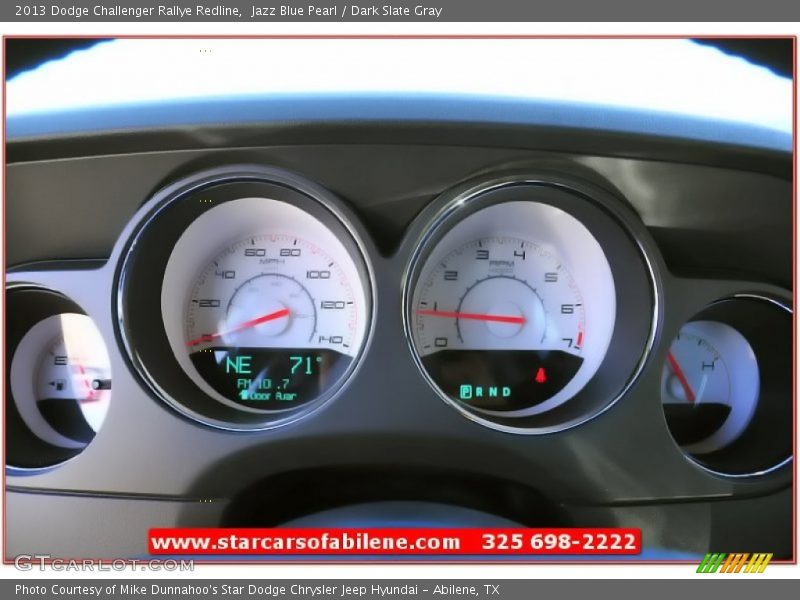 Jazz Blue Pearl / Dark Slate Gray 2013 Dodge Challenger Rallye Redline