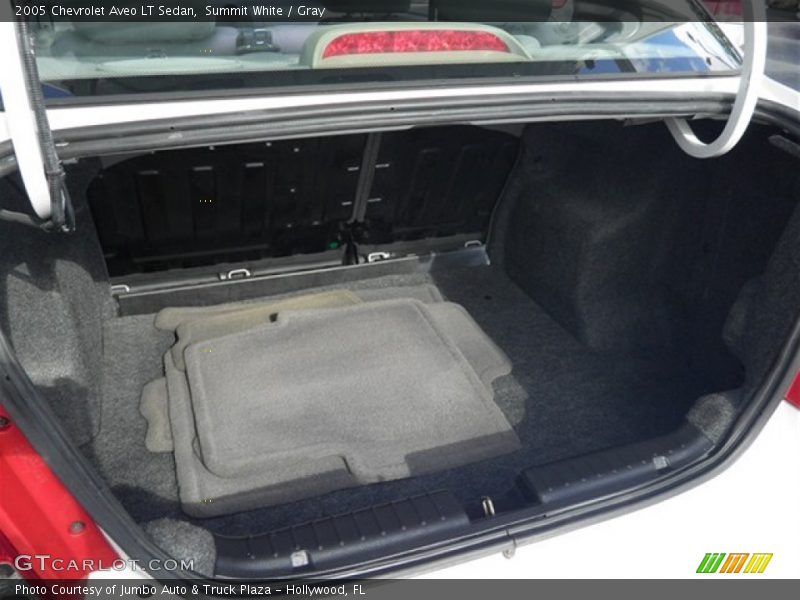 Summit White / Gray 2005 Chevrolet Aveo LT Sedan
