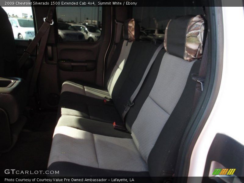 Summit White / Ebony 2009 Chevrolet Silverado 1500 Extended Cab 4x4