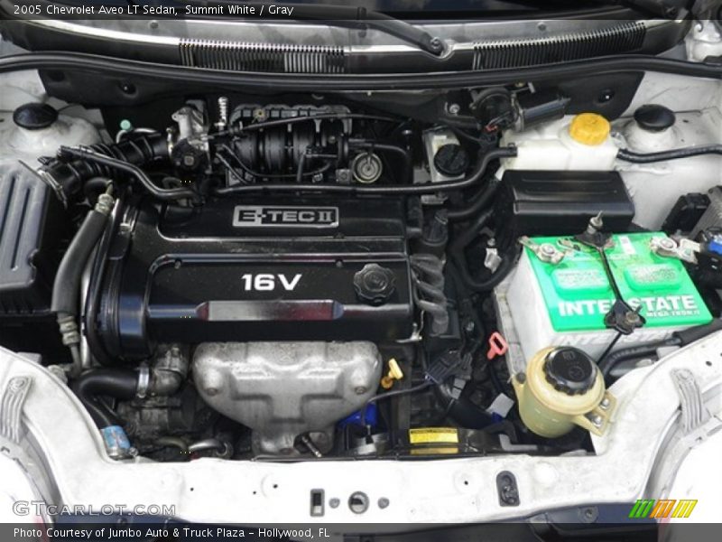 Summit White / Gray 2005 Chevrolet Aveo LT Sedan