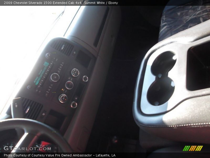 Summit White / Ebony 2009 Chevrolet Silverado 1500 Extended Cab 4x4
