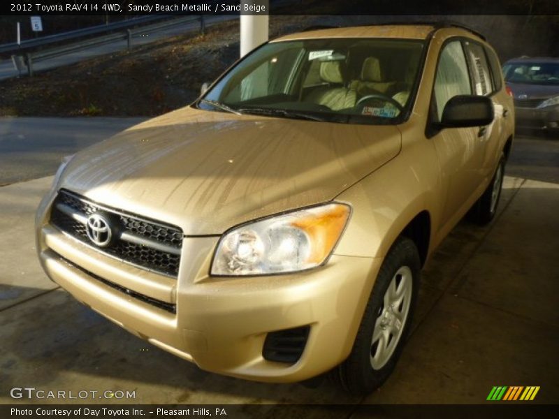 Sandy Beach Metallic / Sand Beige 2012 Toyota RAV4 I4 4WD