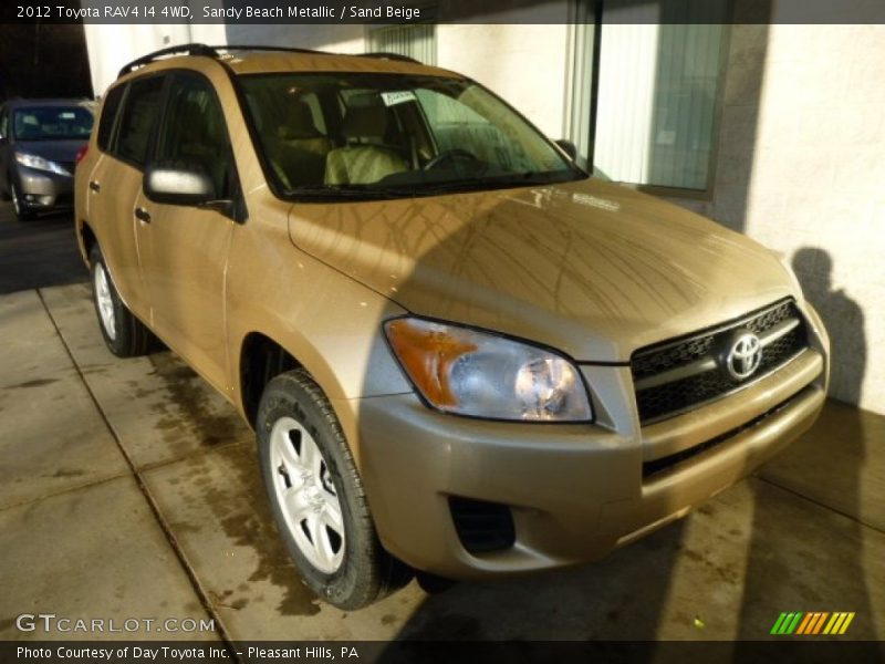 Sandy Beach Metallic / Sand Beige 2012 Toyota RAV4 I4 4WD