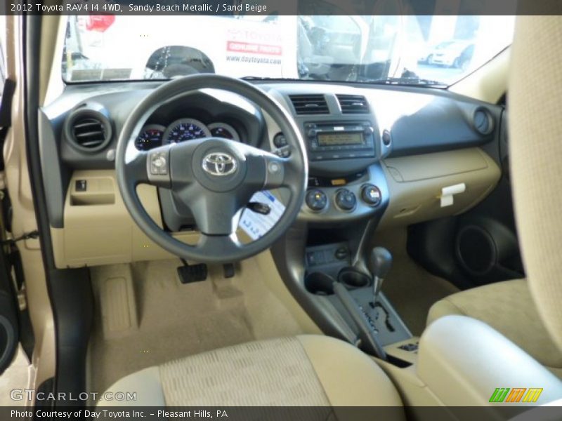 Sandy Beach Metallic / Sand Beige 2012 Toyota RAV4 I4 4WD