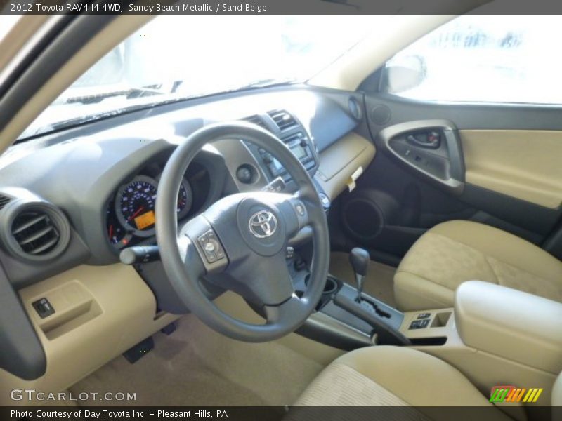 Sandy Beach Metallic / Sand Beige 2012 Toyota RAV4 I4 4WD