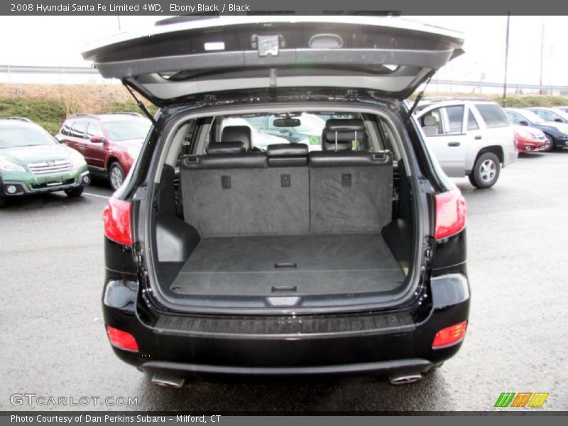 Ebony Black / Black 2008 Hyundai Santa Fe Limited 4WD