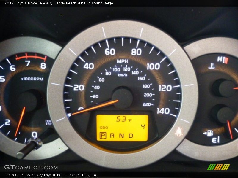Sandy Beach Metallic / Sand Beige 2012 Toyota RAV4 I4 4WD