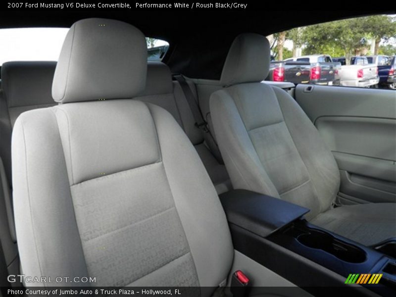 Performance White / Roush Black/Grey 2007 Ford Mustang V6 Deluxe Convertible