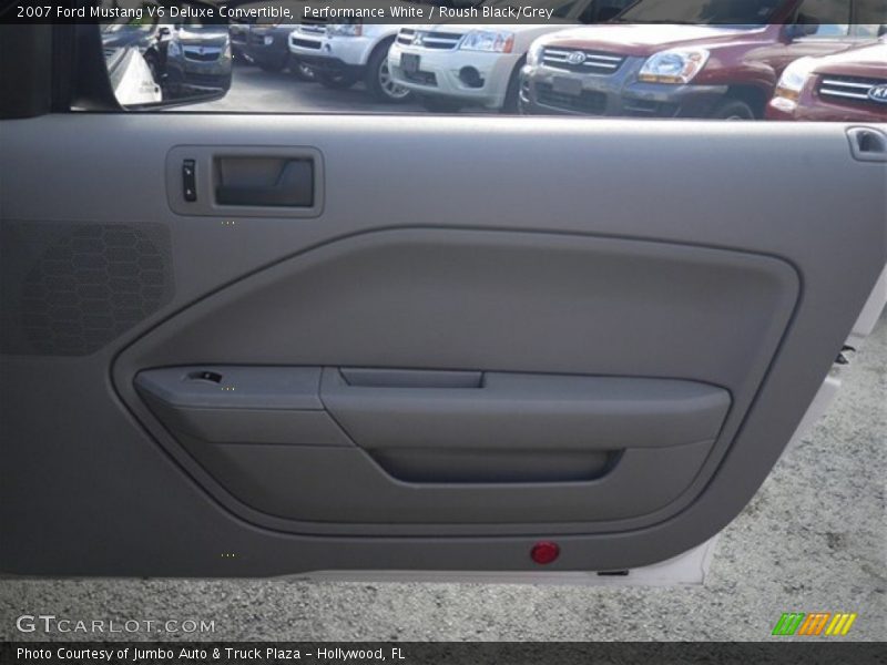 Performance White / Roush Black/Grey 2007 Ford Mustang V6 Deluxe Convertible