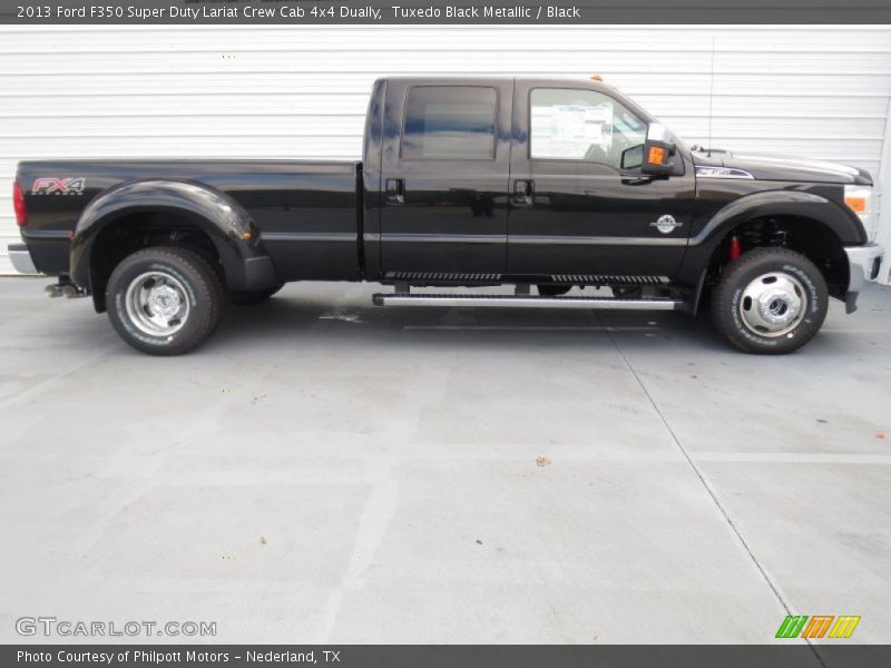 2013 F350 Super Duty Lariat Crew Cab 4x4 Dually Tuxedo Black Metallic