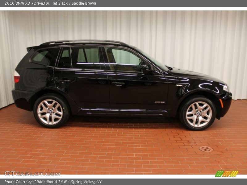 Jet Black / Saddle Brown 2010 BMW X3 xDrive30i